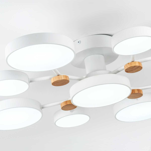 Потолочный cветильник LED4U L3201-780 WT Потолочный cветильник LED4U L3201-780 WT