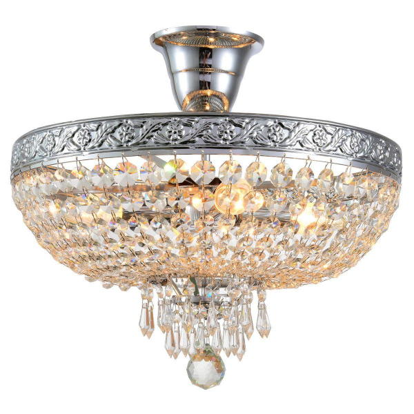 Потолочный светильник Natali Kovaltseva Barocco 81404/4C Chrome Потолочный светильник Natali Kovaltseva Barocco 81404/4C Chrome