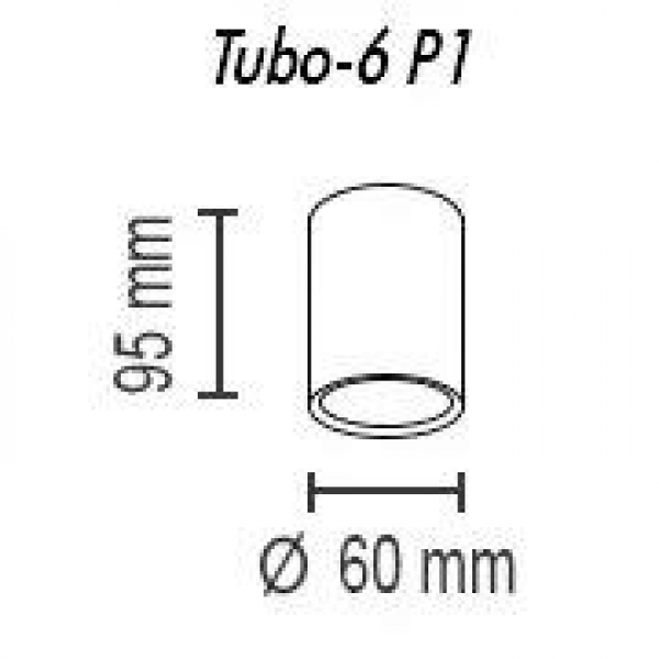 Потолочный светильник TopDecor Tubo6 P1 31 Потолочный светильник TopDecor Tubo6 P1 31