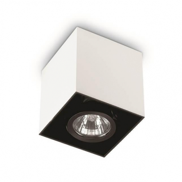 Потолочный светильник Ideal Lux Mood Pl1 D15 Square Bianco 140933 Потолочный светильник Ideal Lux Mood Pl1 D15 Square Bianco 140933