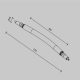 Гибкий коннектор Maytoni Technical Accessories for system Axity CA005FC-B