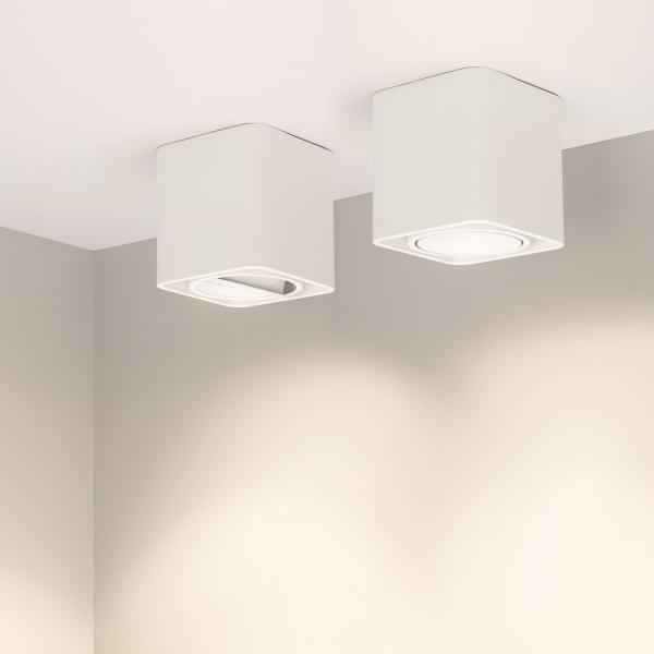 Потолочный светодиодный светильник Arlight SP-Cubus-S100x100-8W Warm3000 036051 Потолочный светодиодный светильник Arlight SP-Cubus-S100x100-8W Warm3000 036051