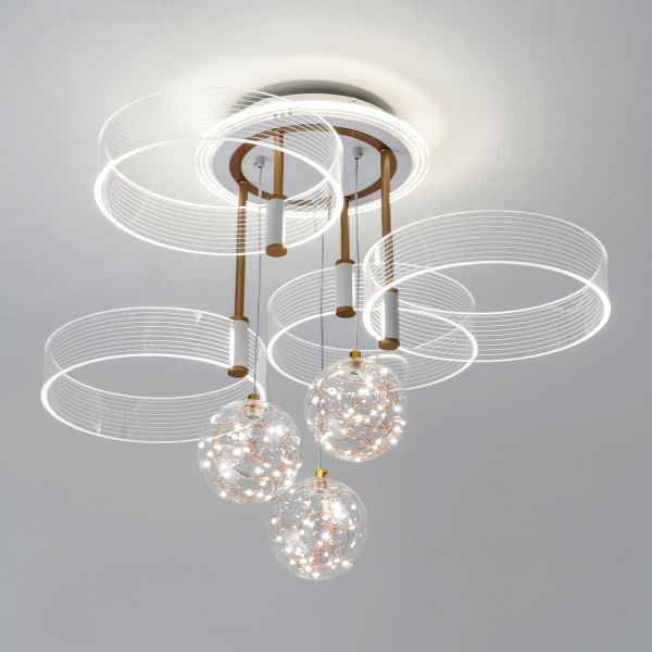 Потолочный cветильник LED4U L1040-750 WT