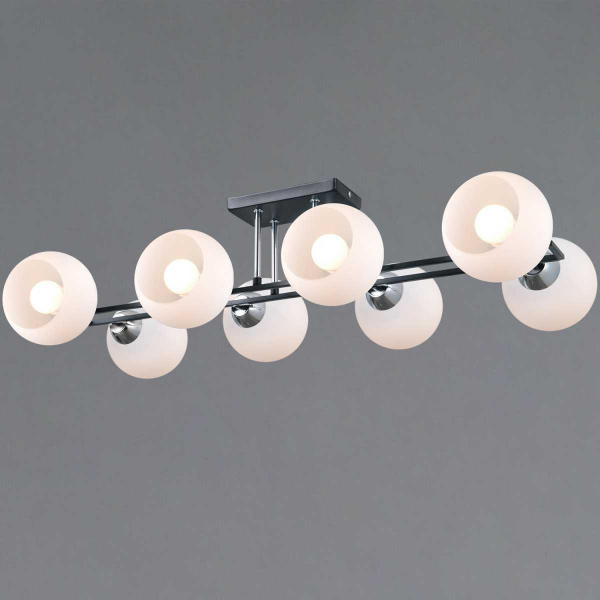 Светильник потолочный Illumico IL0791-8CSQ-25 BK CR TRENTO Светильник потолочный Illumico IL0791-8CSQ-25 BK CR TRENTO