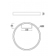 Потолочный светодиодный светильник Maytoni Rim MOD058CL-L25B3K