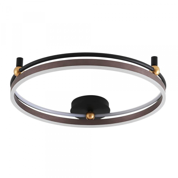 Потолочный светодиодный светильник Crystal Lux Fernando PL72W Led Coffee/Black Потолочный светодиодный светильник Crystal Lux Fernando PL72W Led Coffee/Black