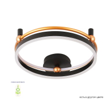 Потолочный светодиодный светильник Crystal Lux Fernando PL48W Led Black/Gold