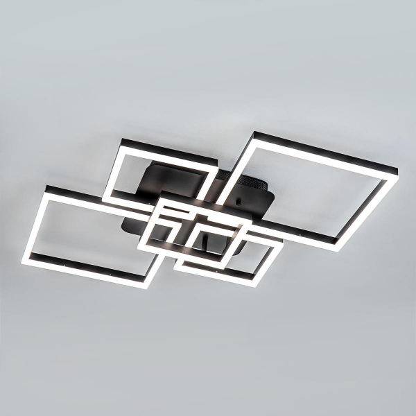 Потолочный cветильник LED4U L11040-5 BK Потолочный cветильник LED4U L11040-5 BK
