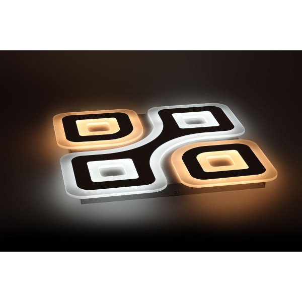 Потолочный светодиодный светильник ЭРА Geo с ДУ SPB-6 Geo 4 RC 75 Б0050919 Потолочный светодиодный светильник ЭРА Geo с ДУ SPB-6 Geo 4 RC 75 Б0050919
