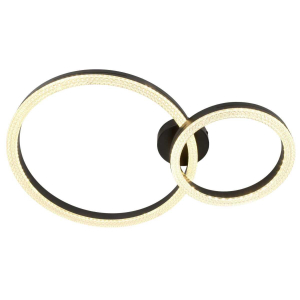 Светильник потолочный светодиодный ЭРА Модерн Bloom CLL-1-78W 3K-6K RC BK с ДУ черный Б0069753