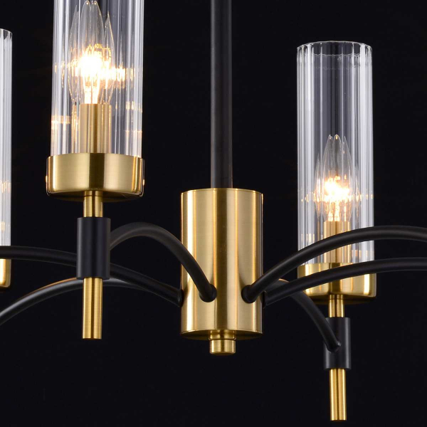 Потолочный светильник ILLUMICO IL5177-6PLS-29 BRASS TUBO Потолочный светильник ILLUMICO IL5177-6PLS-29 BRASS TUBO