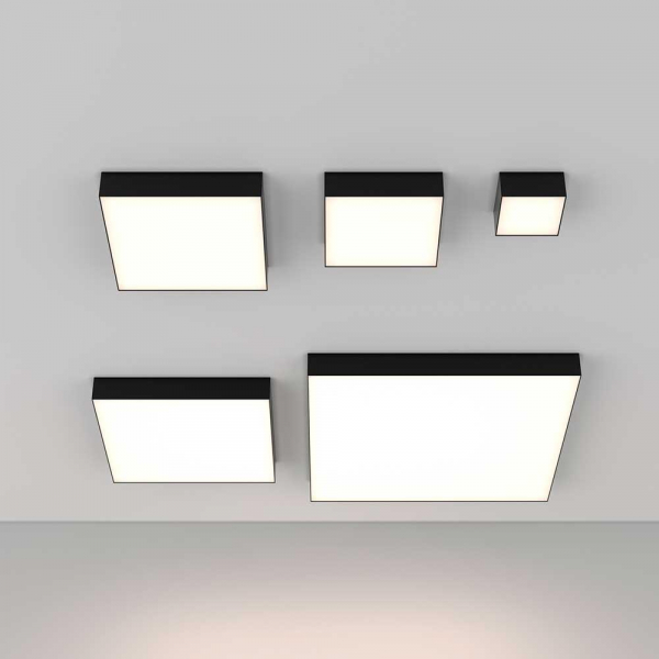 Потолочный светодиодный светильник Maytoni Technical Zon C032CL-24W4K-SQ-B Потолочный светодиодный светильник Maytoni Technical Zon C032CL-24W4K-SQ-B