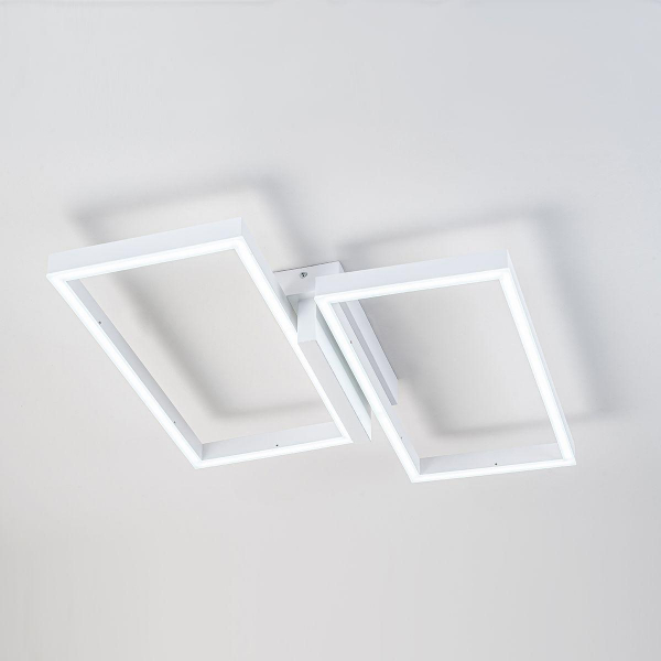 Потолочный светодиодный светильник Escada Scales 10209/2LED White Потолочный светодиодный светильник Escada Scales 10209/2LED White