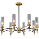 Потолочный светильник ILLUMICO IL5177-8PLS-29 BRASS TUBO