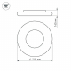 Потолочный светодиодный светильник Arlight Alt-Tor-BB910SW-120W Day White 022750
