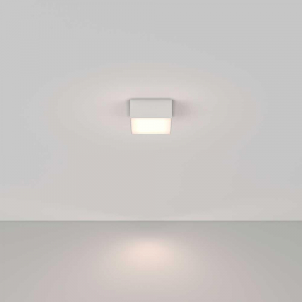 Потолочный светодиодный светильник Maytoni Technical Zon C032CL-12W4K-SQ-W Потолочный светодиодный светильник Maytoni Technical Zon C032CL-12W4K-SQ-W