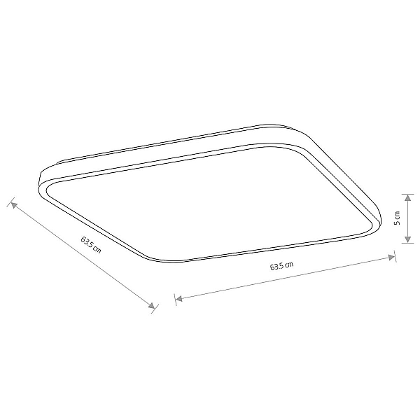 Потолочный cветильник Nowodvorski Agnes Square Led Pro Black 10988