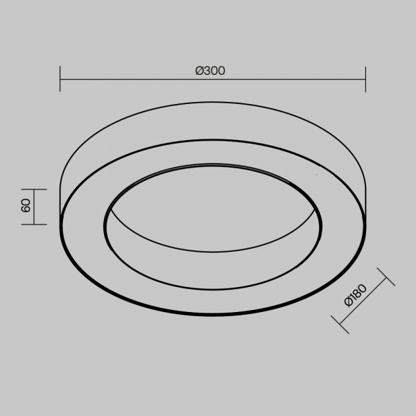 Потолочный светильник Maytoni Technical C093CL-24W4K-B Потолочный светильник Maytoni Technical C093CL-24W4K-B