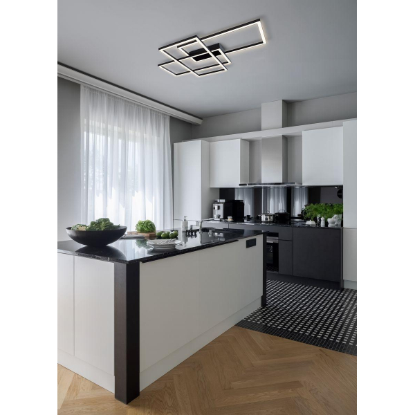 Потолочный светодиодный светильник Maytoni Line MOD015CL-L80B Потолочный светодиодный светильник Maytoni Line MOD015CL-L80B
