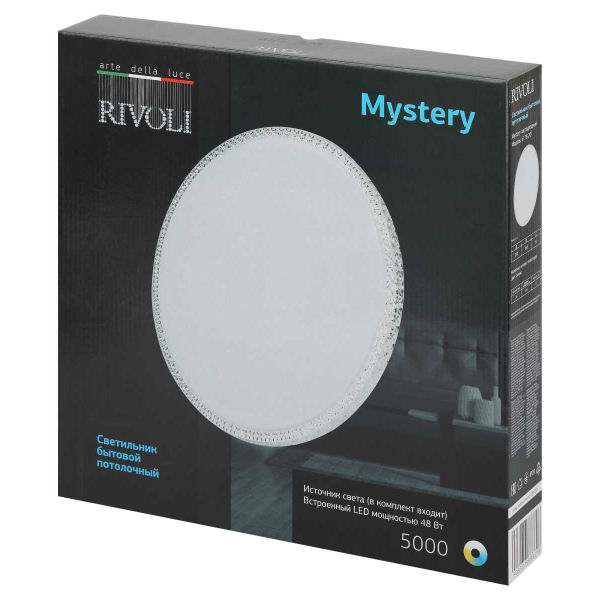 Светильник потолочный светодиодный Rivoli Mystery 6178-201 без пульта 48 Вт 5000K LED Б0069793