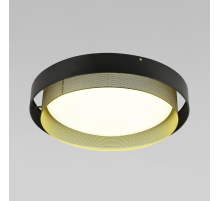 Потолочный светодиодный светильник Eurosvet Imperio 90287/1 черный/золото Smart
