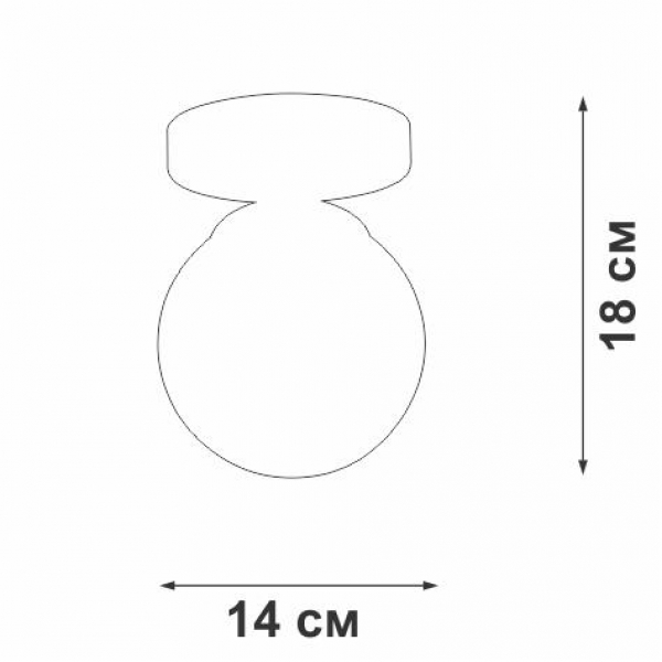 Потолочный светильник Vitaluce V3963-1/1PL Потолочный светильник Vitaluce V3963-1/1PL