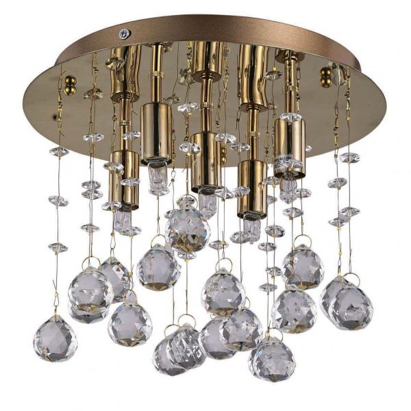 Потолочный светильник Ideal Lux Moonlight PL5 Oro 094663 Потолочный светильник Ideal Lux Moonlight PL5 Oro 094663