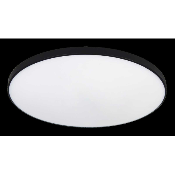 Светильник потолочный светодиодный ЭРА Классик с ДУ SPB-6 BK 80W-3K-6,5K-R Slim Base Б0069765