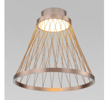 Потолочный светодиодный светильник Eurosvet Cesta 40018/1 LED коричневый