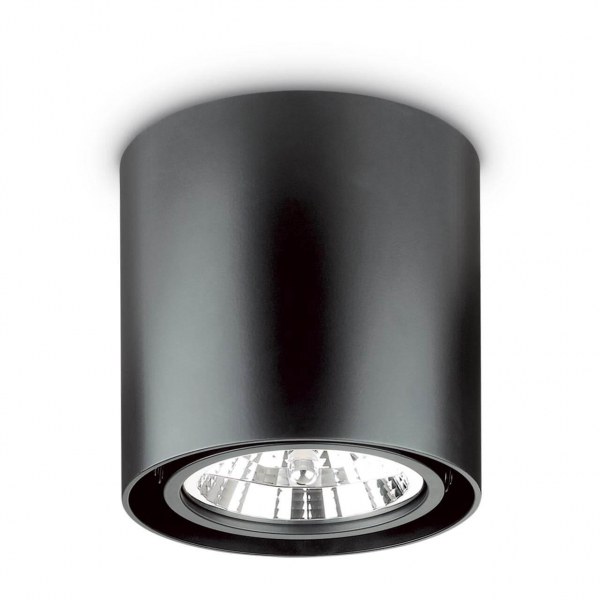 Потолочный светильник Ideal Lux Mood PL1 D15 Round Nero 243450 Потолочный светильник Ideal Lux Mood PL1 D15 Round Nero 243450