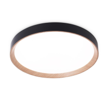 Потолочный светодиодный светильник Ambrella light черный/светлое дерево FZ1326