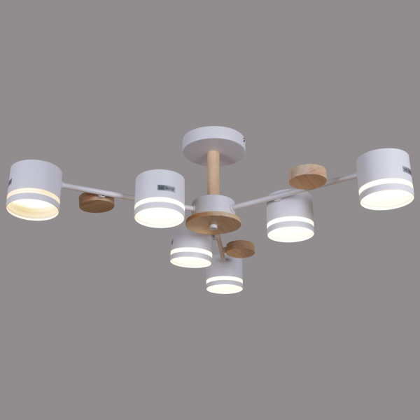 Люстра Reluce 68730-0.3-06 GX53 WH+WOOD