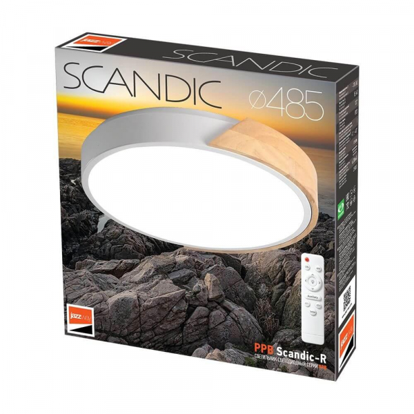 Потолочный светодиодный светильник Jazzway PPB Sсandic-R 5037151 Потолочный светодиодный светильник Jazzway PPB Sсandic-R 5037151