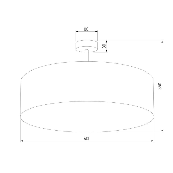 Потолочный светильник TK Lighting 6248 Rondo Linen Потолочный светильник TK Lighting 6248 Rondo Linen