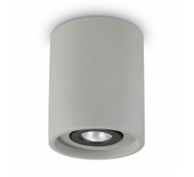 Потолочный светильник Ideal Lux Oak PL1 Round Cemento 150437