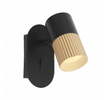 Светильник WOLTA WSL-GU10/W18BG под лампу GU10 Черный / золотой DUO