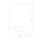 Потолочный светильник TK Lighting 3237 Orion White