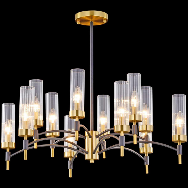 Потолочный светильник ILLUMICO IL5177-6+6PLS-29 BRASS TUBO Потолочный светильник ILLUMICO IL5177-6+6PLS-29 BRASS TUBO