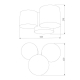 Потолочный светильник TK Lighting 3441 Mona White