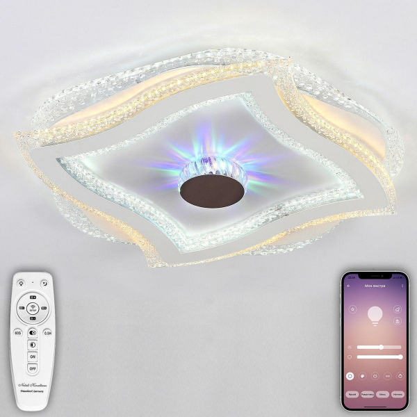 Потолочный светодиодный светильник Natali Kovaltseva Led Lamps 81067 Потолочный светодиодный светильник Natali Kovaltseva Led Lamps 81067