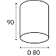 Светильник потолочный Italline IT014-0207 gold