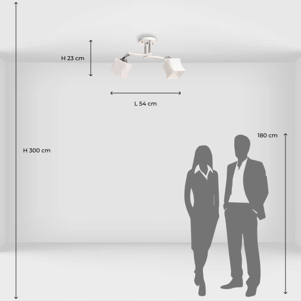 Потолочный светильник De City Тетро 673017902