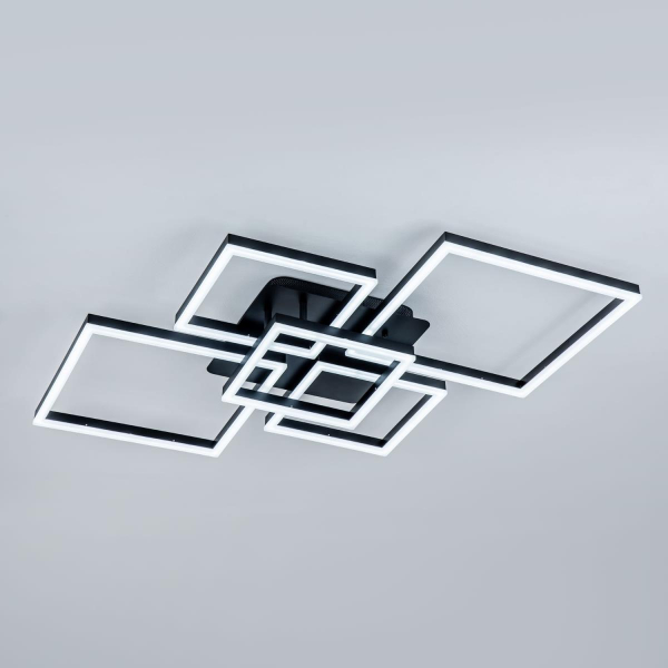Потолочный cветильник LED4U L11041-5 BK Потолочный cветильник LED4U L11041-5 BK