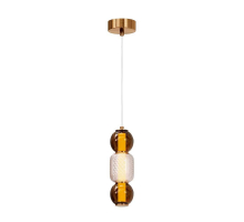 Подвесной светодиодный светильник Maytoni Drop MOD273PL-L16G3K