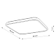 Потолочный cветильник Nowodvorski Agnes Square Led Pro White 10994