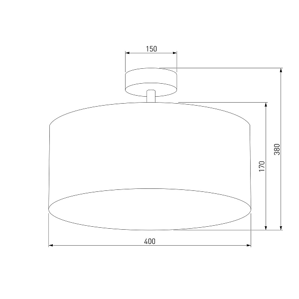 Потолочный светильник TK Lighting 4240 Rondo Graphite