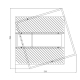 Потолочный светодиодный светильник Escada Concept 10226/3Led Square