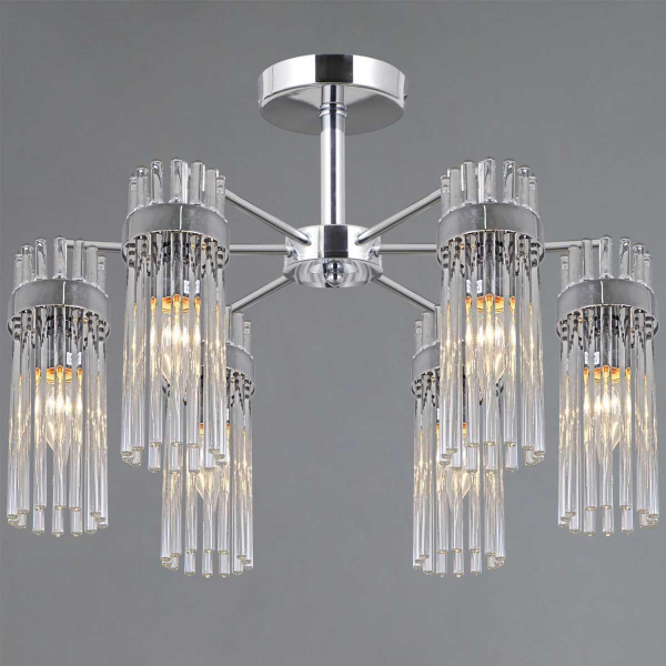 Светильник потолочный Illumico IL0761-6CSQ-25 CR GENOA Светильник потолочный Illumico IL0761-6CSQ-25 CR GENOA