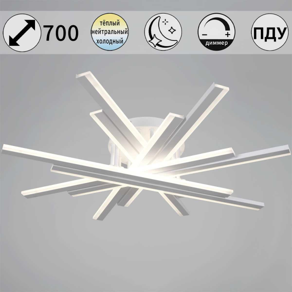 Светильник потолочный Reluce 16090-0.3-08 BK/WH