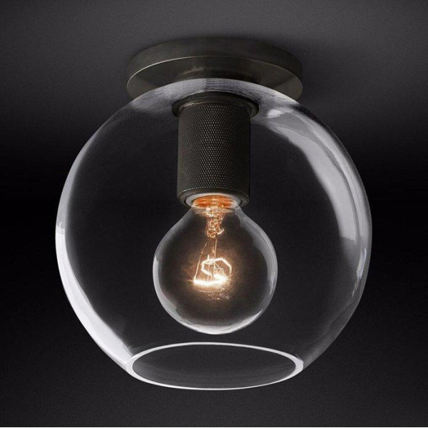 Потолочный светильник Imperium Loft RH Utilitaire Globe Shade Flushmount 123673-22 Потолочный светильник Imperium Loft RH Utilitaire Globe Shade Flushmount 123673-22